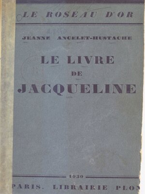 cover image of Le livre de Jacqueline